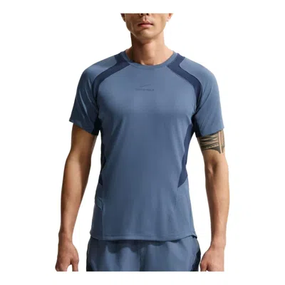 Nike Men's  Pro Training Dri-fit Adv Short-sleeve Top In Blue