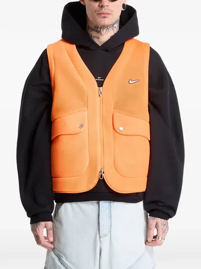 Nike Project F.r.o.g. Mesh Gilet In Orange