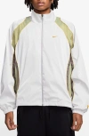 Nike Project F.r.o.g. Track Jacket In White/olive Aura/taupe Grey