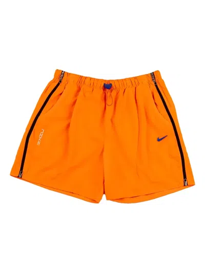 Nike Project F.r.o.g. Zip Shorts In Orange