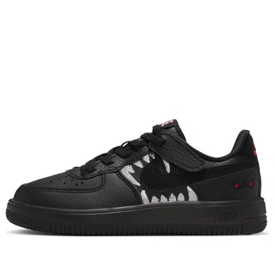 Nike (ps)  Air Force 1 Low Lv8 Easy On 'werewolf' In Black