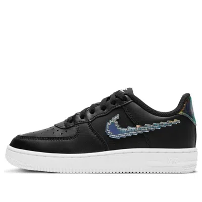 Nike (ps)  Air Force 1 Lv8 'digital Swoosh - Black'