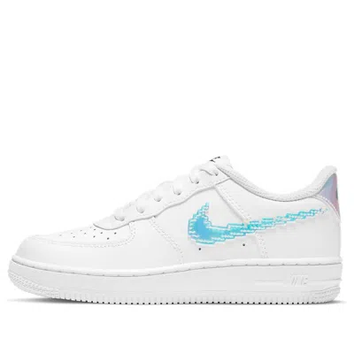Nike (ps)  Air Force 1 Lv8 'digital Swoosh - White'