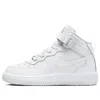 Nike (ps)  Air Force 1 Mid Easyon 'triple White'