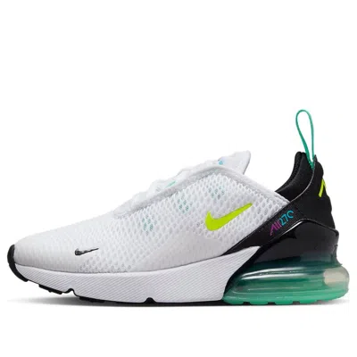 Nike (ps)  Air Max 270 'white Volt' In Multi