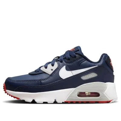 Nike (ps)  Air Max 90 Ltr 'obsidian Track Red' In Blue