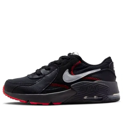 Nike (ps)  Air Max Excee 'black Sport Red' In Multi