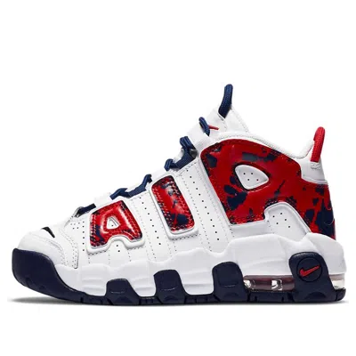 Nike (ps)  Air More Uptempo 'red Navy Camo'