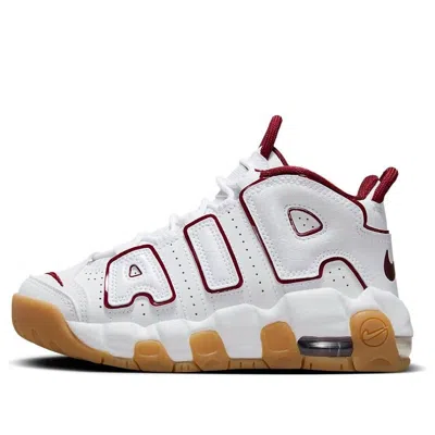 Nike (ps)  Air More Uptempo 'white Red Gum'