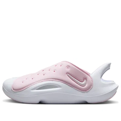Nike (ps)  Aqua Swoosh Sandal 'pink Foam White' In Multi