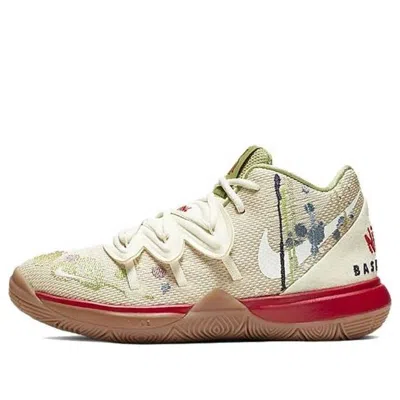 Nike (ps)  Bandulu X Kyrie 5 'embroidered Splatters' In White