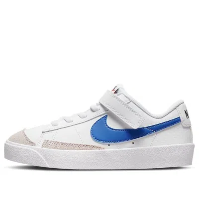 Nike (ps)  Blazer Low '77 'white Chlorophyll Medium Blue'