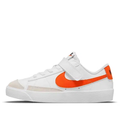 Nike (ps)  Blazer Low '77 'white Team Orange'