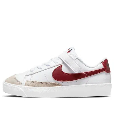 Nike (ps)  Blazer Low '77 'white Team Red'