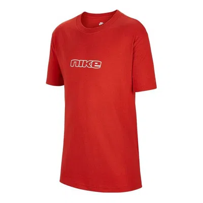 Nike (ps)  Colorful Logo T-shirt 'red'