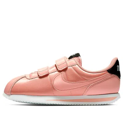 Nike (ps)  Cortez Basic Txtvelcro 'valentine's Day' In Pink