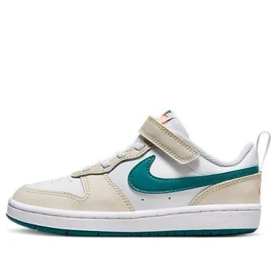 Nike (ps)  Court Borough Low 2 'cream Teal'