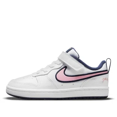 Nike (ps)  Court Borough Low 2 Se 'white Pink Glaze'