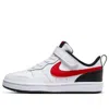 Nike (ps)  Court Borough Low 2 'white Black Red'