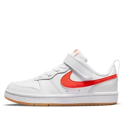 Nike (ps)  Court Borough Low 2 'white Orange'