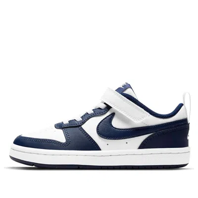 Nike (ps)  Court Borough Low 2 'white Signal Blue'