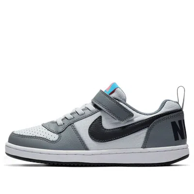 Nike (ps)  Court Borough Low Grey/blue