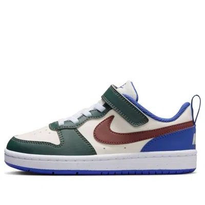 Nike (ps)  Court Borough Low Recraft 'white Green Brown'