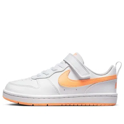 Nike (ps)  Court Borough Low Recraft 'white Orange'