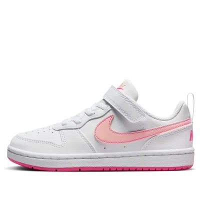 Nike (ps)  Court Borough Low Recraft 'white Pinksicle'