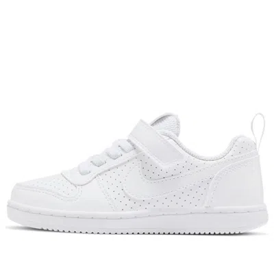 Nike (ps)  Court Borough Low Sl 'triple White'