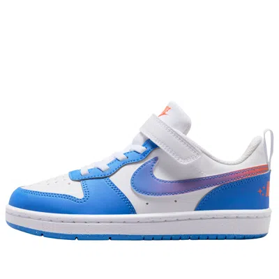 Nike (ps)  Court Borough Low 'white Bright Violet' In Multi
