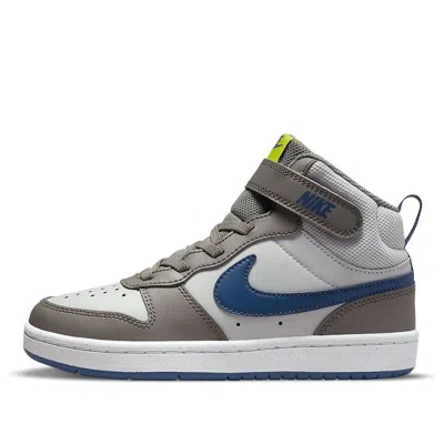 Nike (ps)  Court Borough Mid 2 'grey Fog Mystic Navy' In Multi