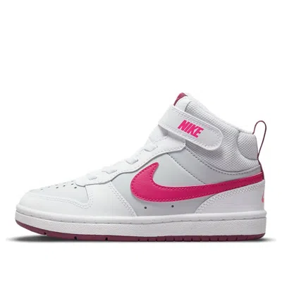 Nike (ps)  Court Borough Mid 2 'pure Platinum Pink Prime'