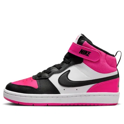 Nike (ps)  Court Borough Mid 2 'white Aster Pink'
