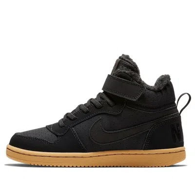 Nike (ps)  Court Borough Mid 'brown Yellow'