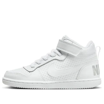 Nike (ps)  Court Borough Mid-top Sneakers White