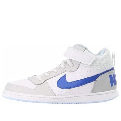 Nike (ps)  Court Borough Mid 'white Beige Blue'