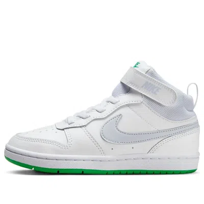 Nike (ps)  Court Borough Mid 'white Football Grey'