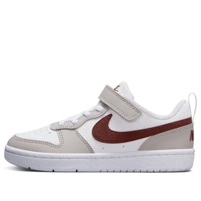 Nike (ps)  Court Borough Recraft 'white Light Iron Ore Dark Pony'