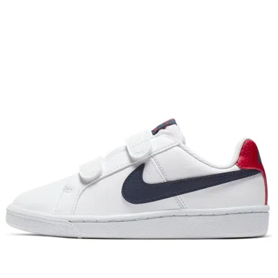 Nike (ps)  Court Royale 'white Blue Red'