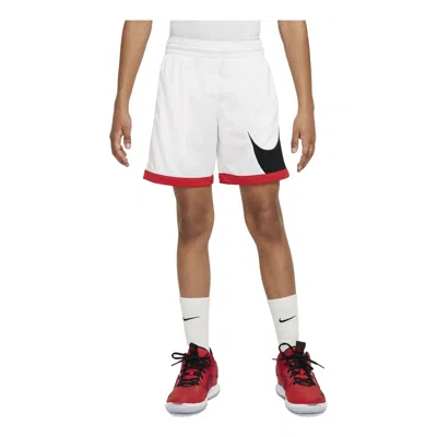 Nike (ps)  Dri-fit Basketball Shorts 'white Black Red'