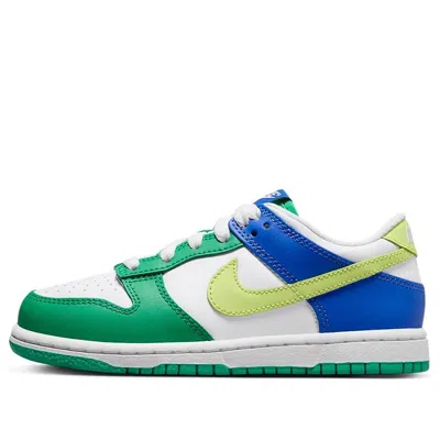 Nike (ps)  Dunk Low 'green Blue' In Multi