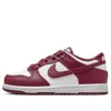 Nike (ps)  Dunk Low 'white Gym Red Redwood'
