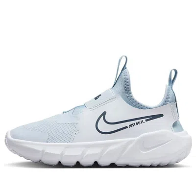Nike (ps)  Flex Runner 2 'grey Light Armory Blue' In White