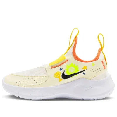Nike (ps)  Flex Runner 3 'sail Yellow Black'