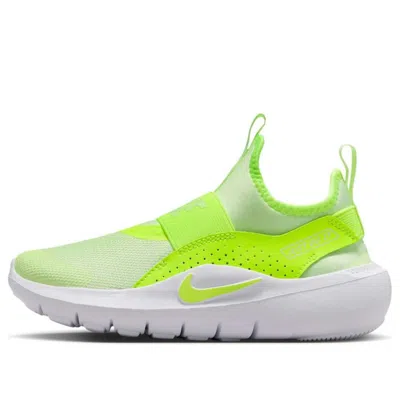 Nike (ps)  Flex Runner 4 'barely Volt White' In Multi