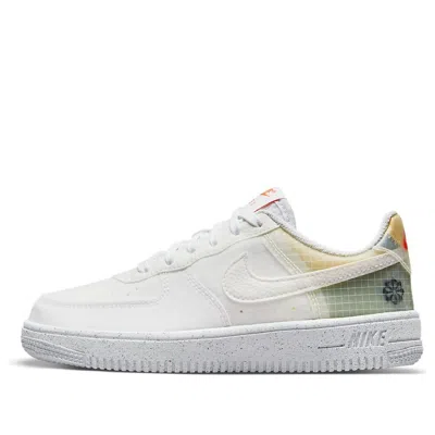 Nike (ps)  Force 1 Crater 'move To Zero - White Orange'