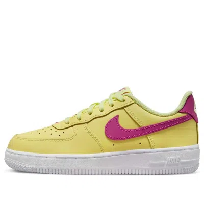 Nike (ps)  Force 1 Low 'citron Tint White Cosmic Fuchsia' In Multi