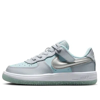 Nike (ps)  Force 1 Low Easyon 'pure Platinum Glacier Blue'