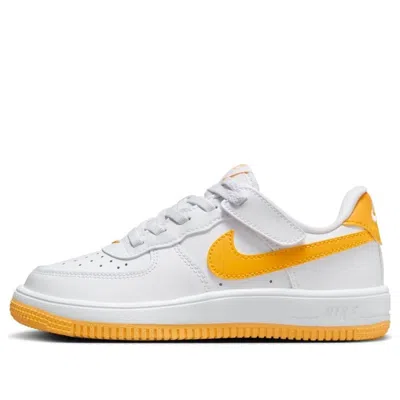 Nike (ps)  Force 1 Low Easyon 'white University Gold' In Multi